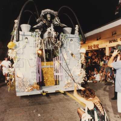 A float in the parade.