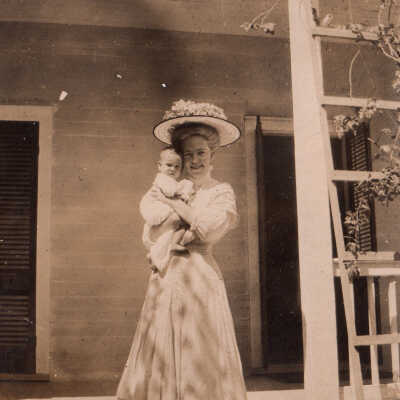 Unknown mother and baby