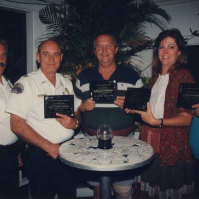 Unknown group of people at the Call of the Wild Awards ceremony.