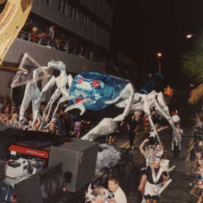 A float in the parade.