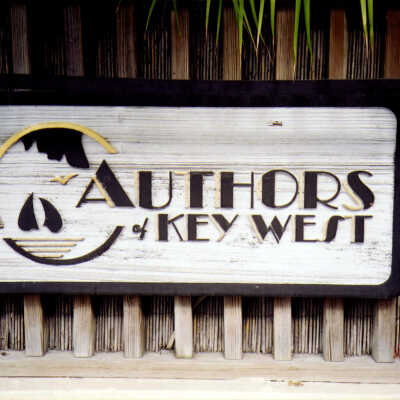 Authors of Key West Sign