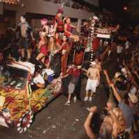 A float in the parade.