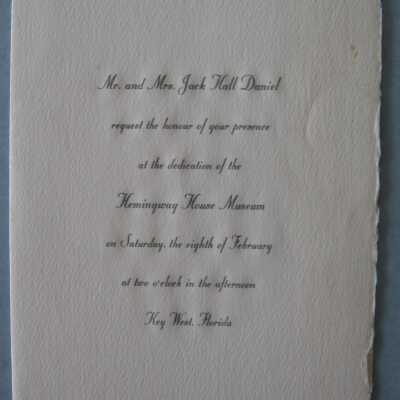 Invitation (front)