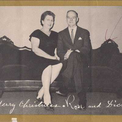 Rose and Dick Mudd Christmas Card
