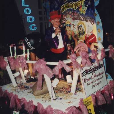 The grand marshal of the parade.