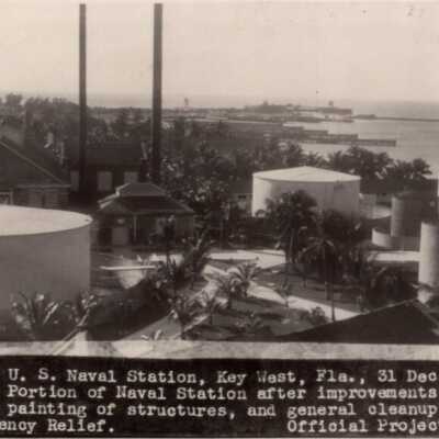 Storage Tanks and Piers at Naval Station Key West: Copyright: © Key West Art & Historical Society; Origformat: Print-Photographic
