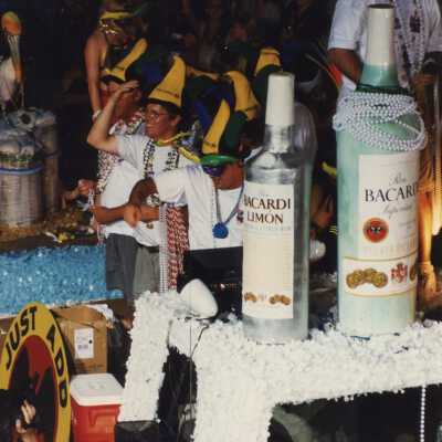 A float in the parade.