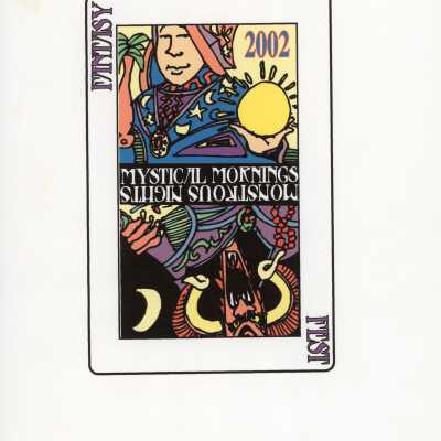 A picture of a playing card with characters on it.