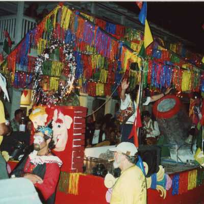 A float in the parade.