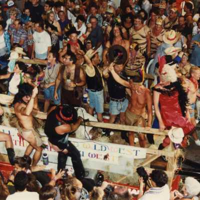 A float in the parade.