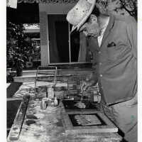 Mario Sanchez in his Studio Under the Trees