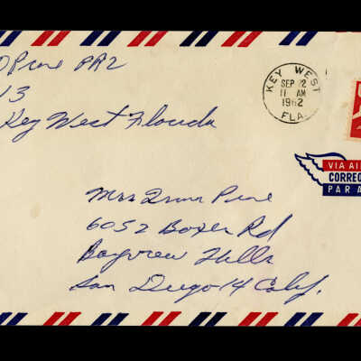 Envelope from Naval Air Station Key West during Cuban Missile Crisis