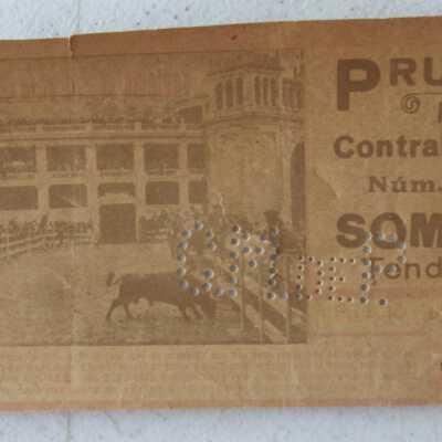 Bullfighting Ticket
