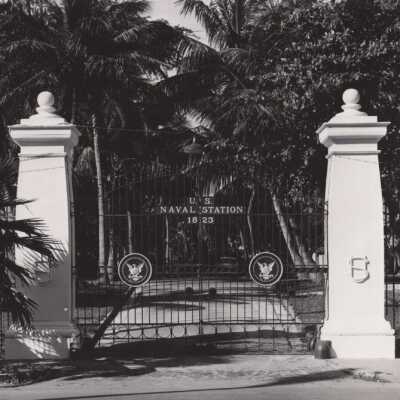 President's Gate at Caroline Street: Copyright: © Key West Art & Historical Society; Origformat: Print-Photographic