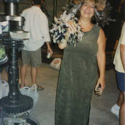 Unknown woman dressed up.