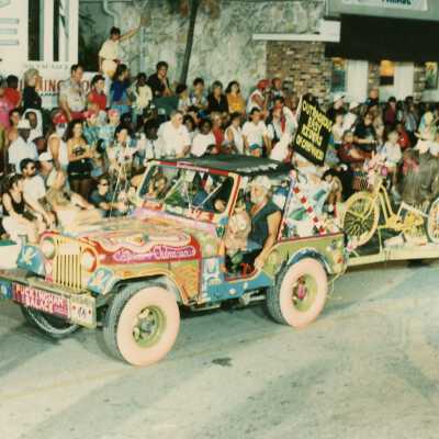 Captain Outrageous in Fantasy Fest Parade