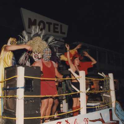 A float in the parade.