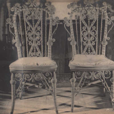 Two wicker chairs