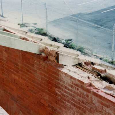Work being done on the exterior.