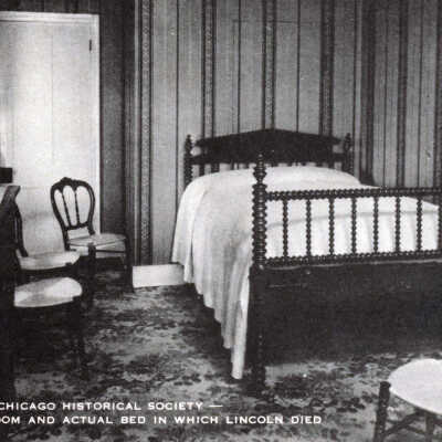 Replica of Room and Actual Bed in which Lincoln died