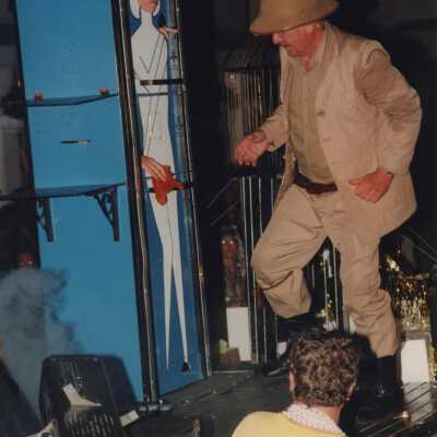 A float in the parade.