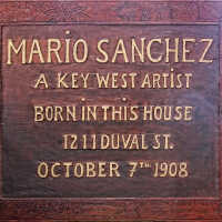 Mario Sanchez Birthplace Sign