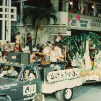 A float in the parade.