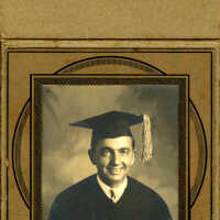 Graduation Portrait of Unknown Man