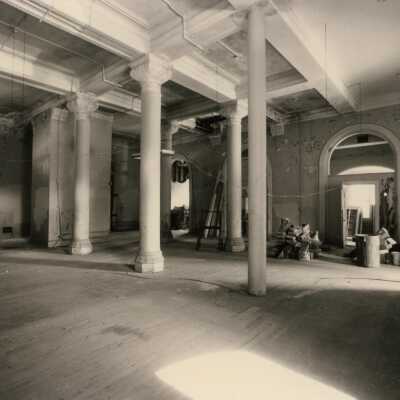 Gallery on the first floor.