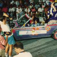 A float in the parade.