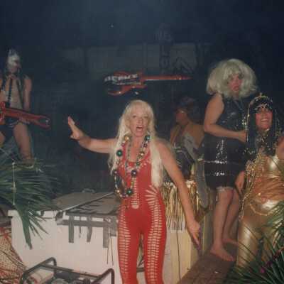 A float in the parade.