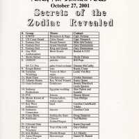 Parade list.