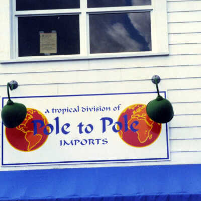Pole to Pole Imports Sign