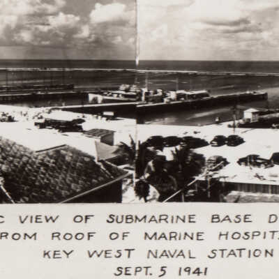 Panoramic View of Submarine Base Development