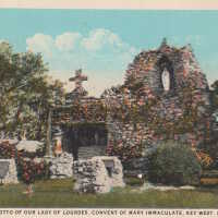 Grotto of our Lady of Lourdes, Convent of Mary Immaculate, Key West, Fla.