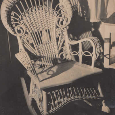 Wicker rocking chair