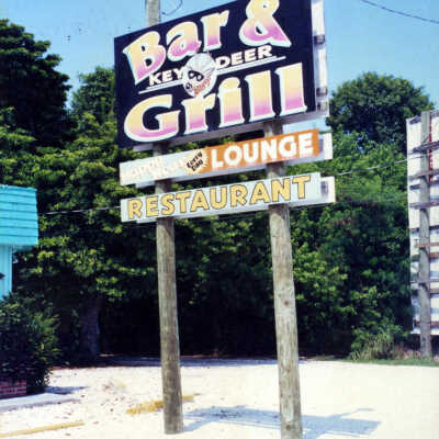 Key Deer Bar & Grill Sign