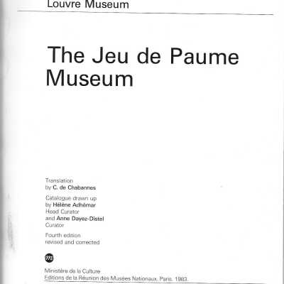 The Jeu de Paume Museum