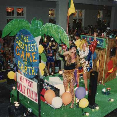 A float in the parade.