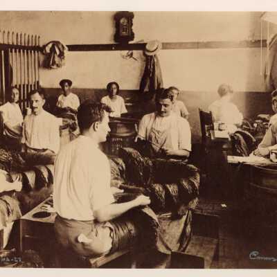 Interior of Cuban Cigar Factory