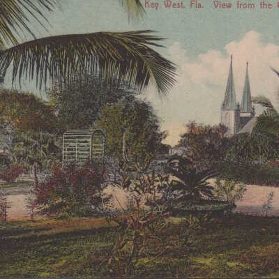 Key West, Fla. View from the Convent Grounds