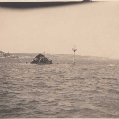 Wreck of the USS MAINE in Havana Harbor