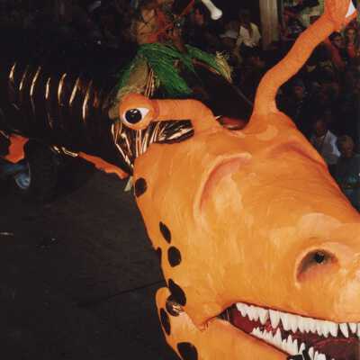 A float in the parade.