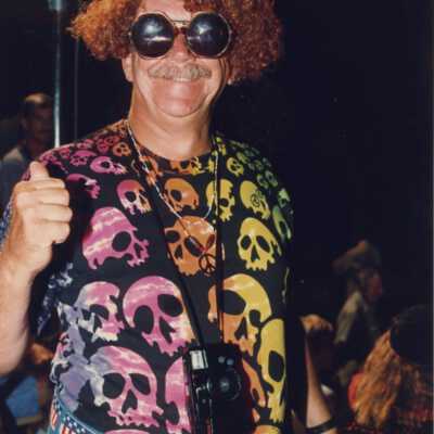 Unknown man dressed up.