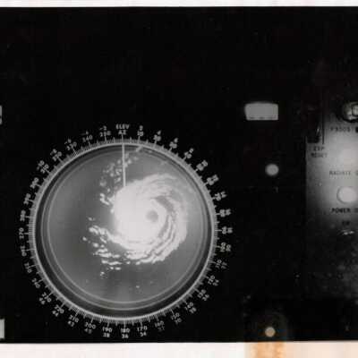 Radar picture of hurricane: Copyright: © Key West Art & Historical Society; Origformat: Print-Photographic