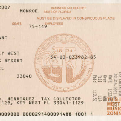 Business Tax Receipt Atlantic Shores