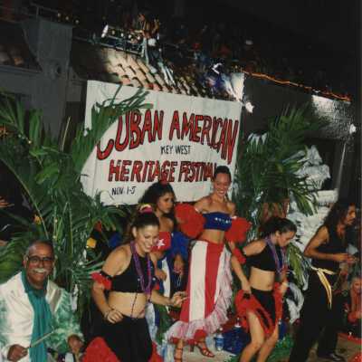 A float in the parade.