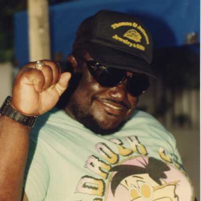 Unknown man at the Goombay celebration.