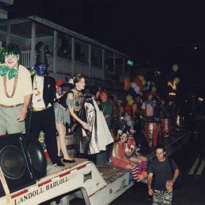 A float in the parade.