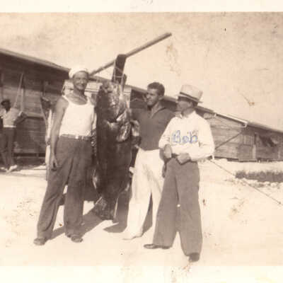 Old Seven Mile Bridge construction